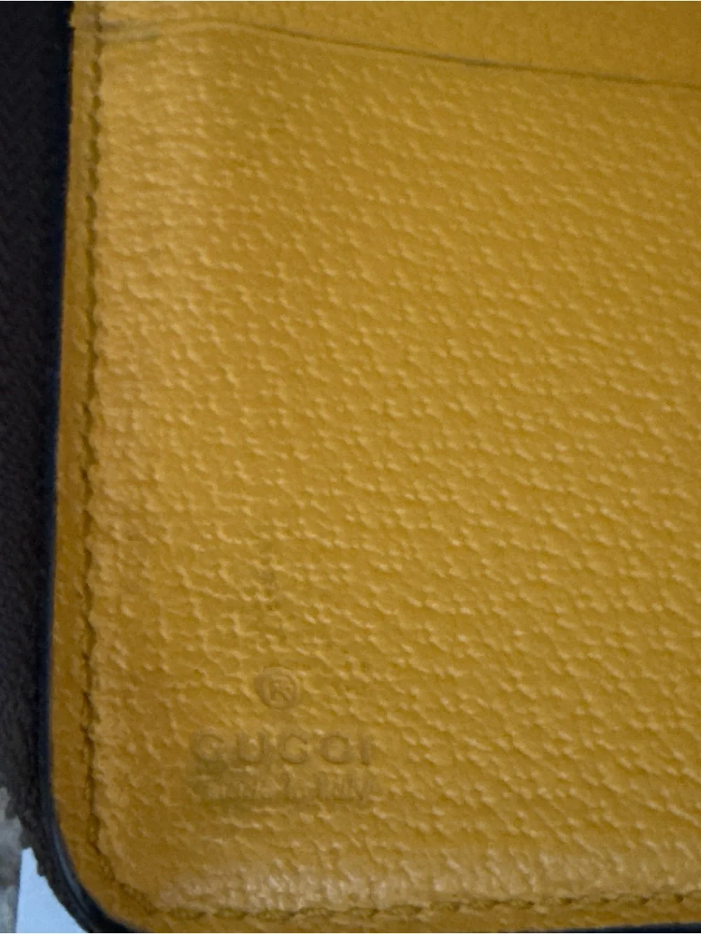 Gucci Beige Brown GG Supreme Zip-Around Wallet with Gold Accent Coated Canvas - Picture 12 of 15